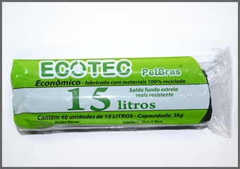 saco para lixo 15l economico