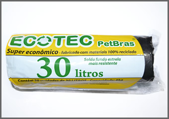 saco para lixo 30 litros super economico